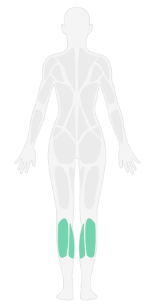 右侧小腿下部放松_小腿按摩