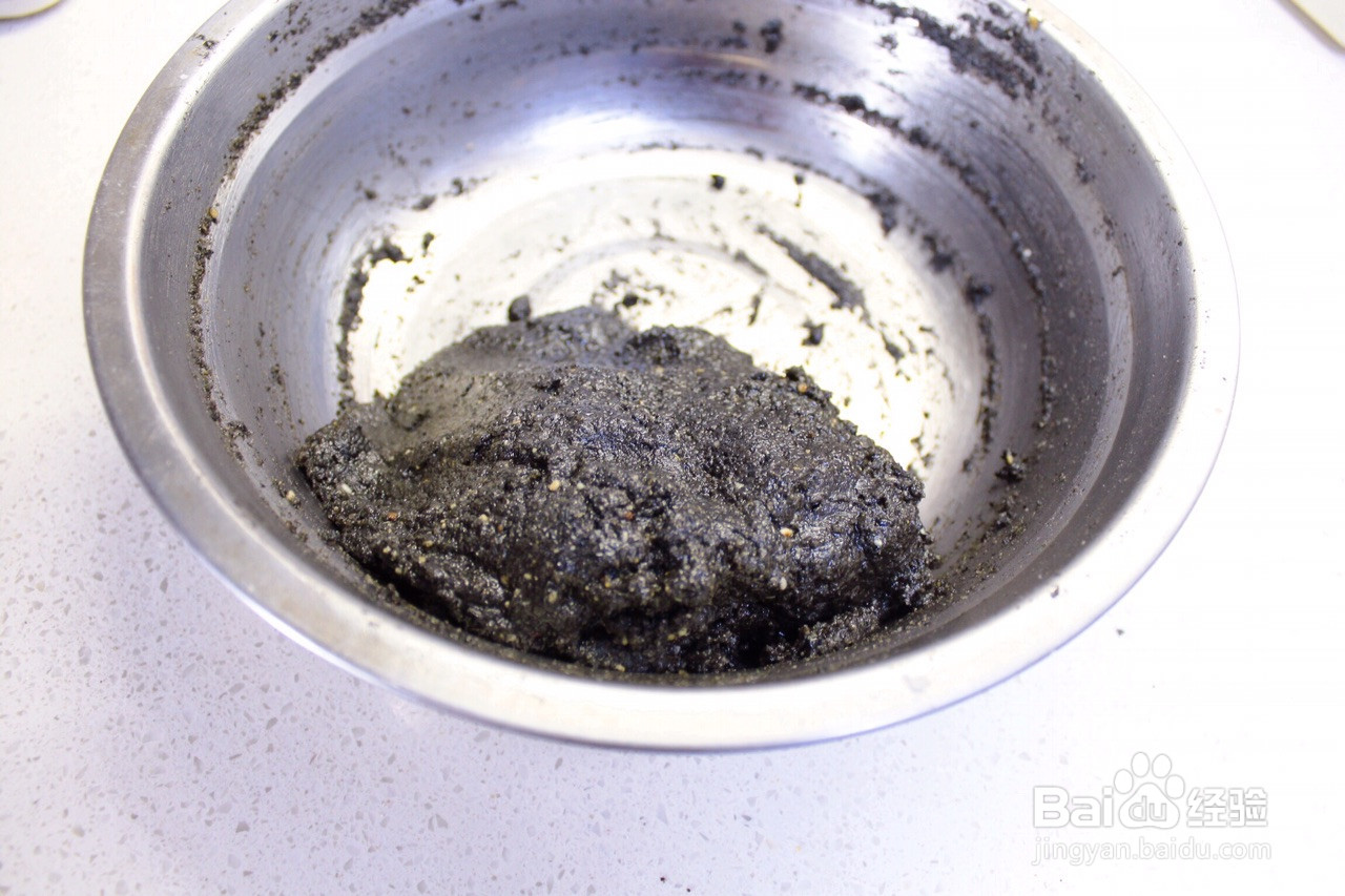 无糖黑芝麻酥饼的做法