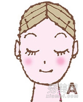 漫画演绎瘦脸瑜伽动作