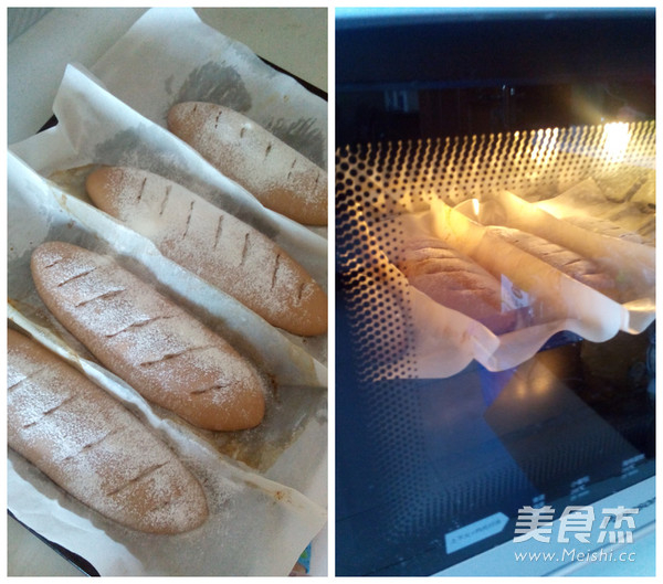 免揉版可可长棍面包