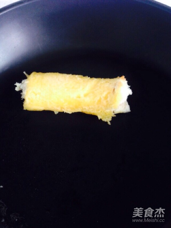 鸡蛋吐司卷火腿