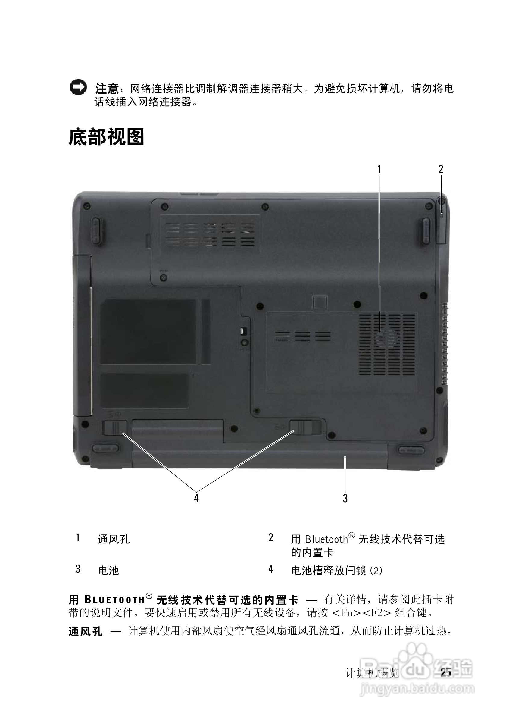 戴尔Vostro 1200笔记本电脑使用说明书:[3]