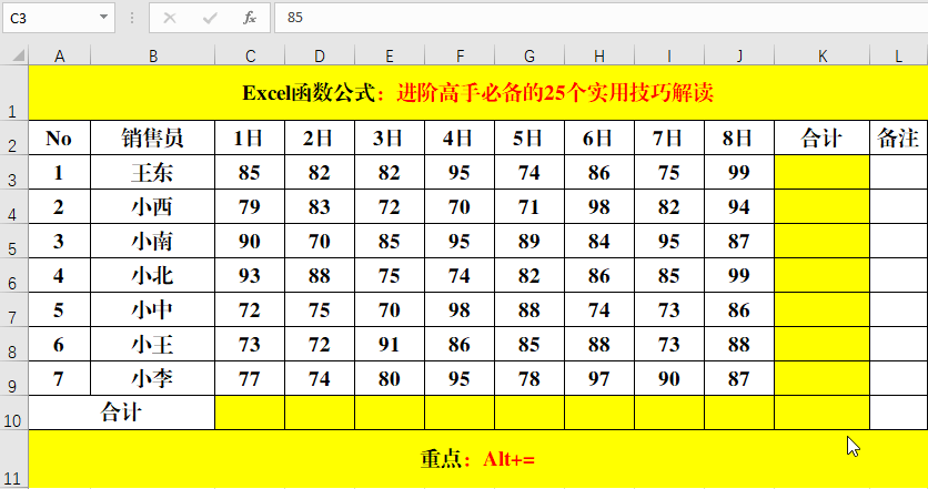高手必备的额15个Excel技巧解读！