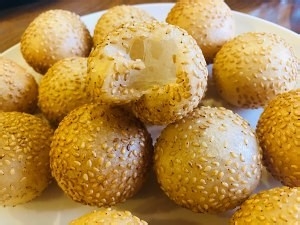 超级美味好吃的空心麻球做法