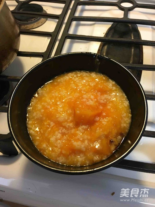 南瓜小米粥的做法