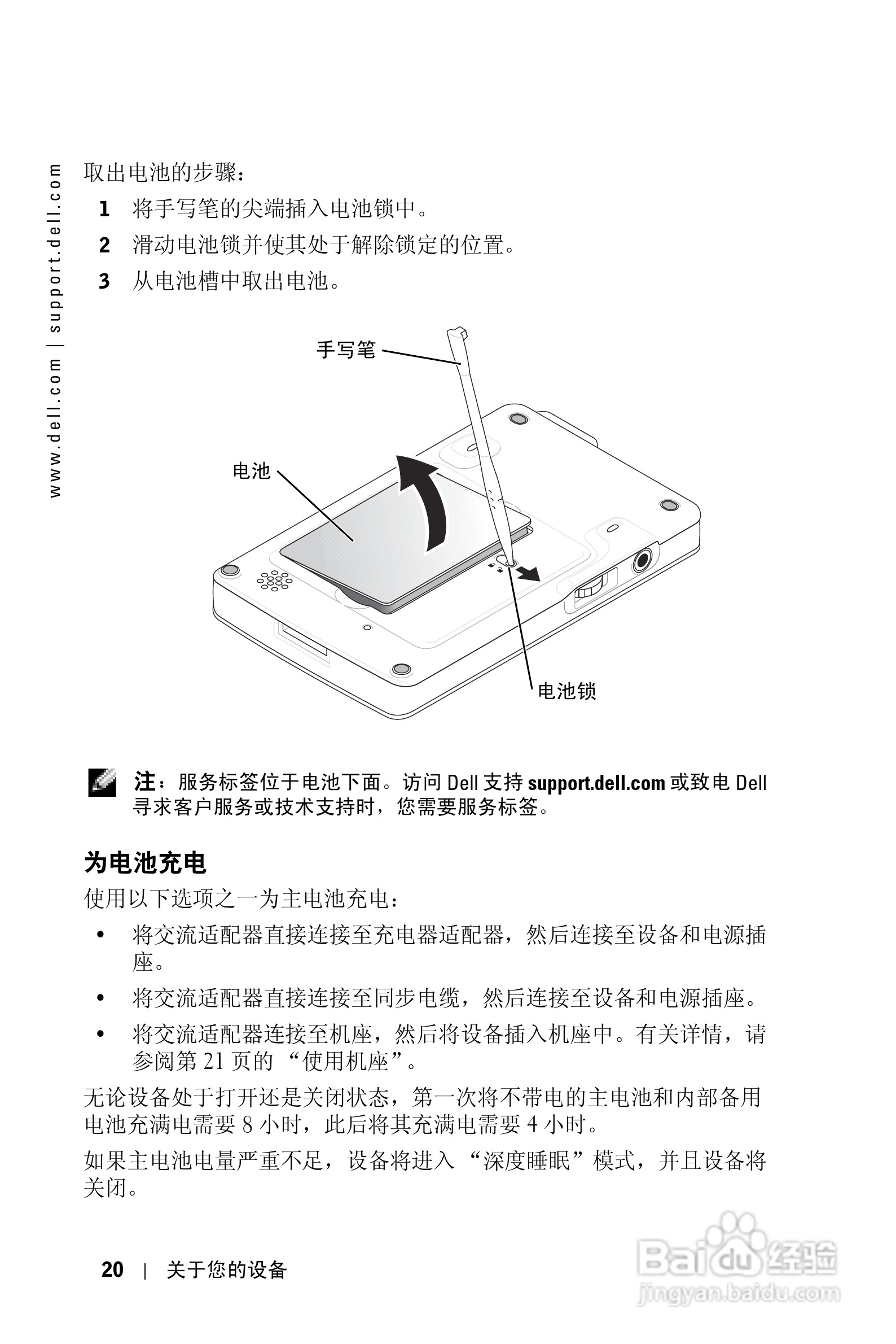 戴尔PDA(掌上电脑)HC02U-B型说明书:[2]