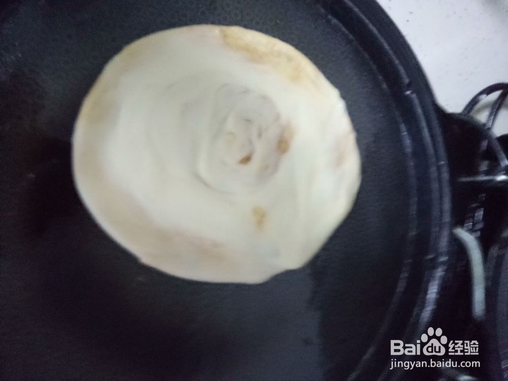 电饼铛芝麻酱葱花饼