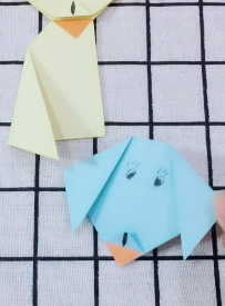 剪纸折纸手工小制作小哈巴狗的做法