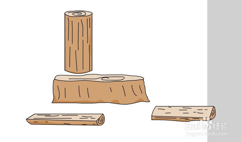 flash绘制劈柴的场景