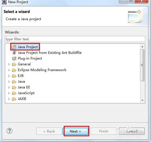 Eclipse创建Java工程