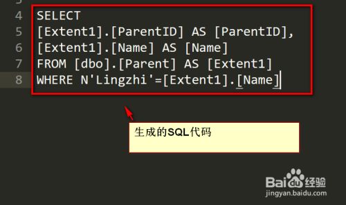 efcore 如何查看生成的sql