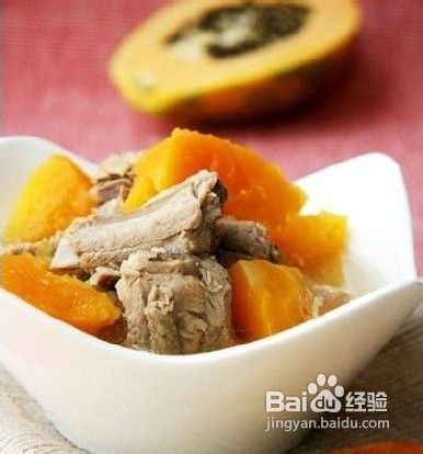 木瓜炖排骨怎么做