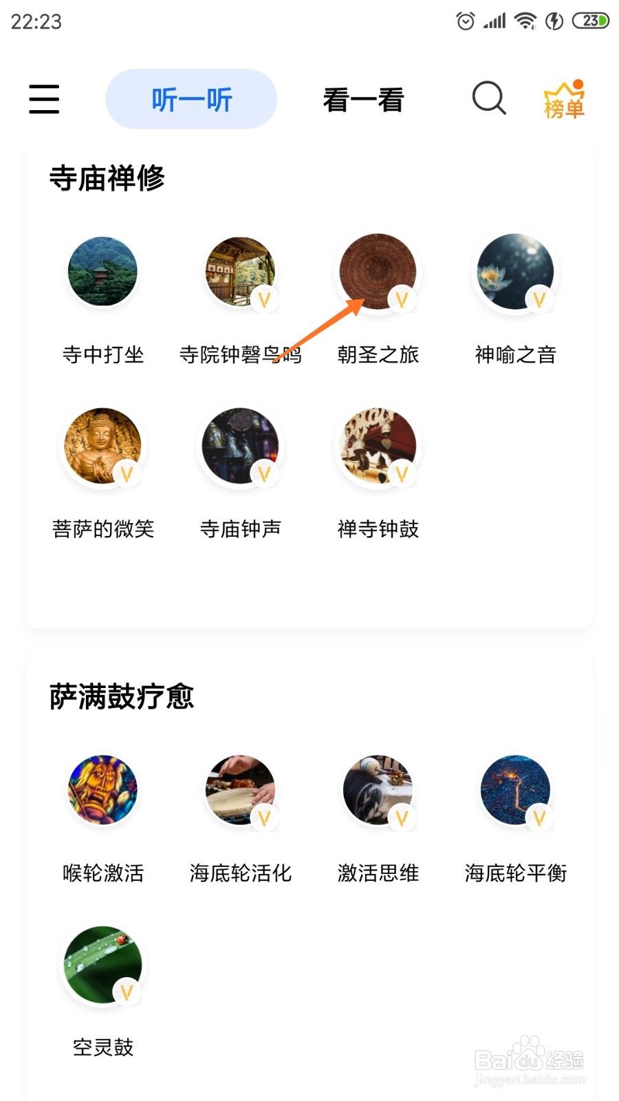 白噪音中哪里查看朝圣之旅