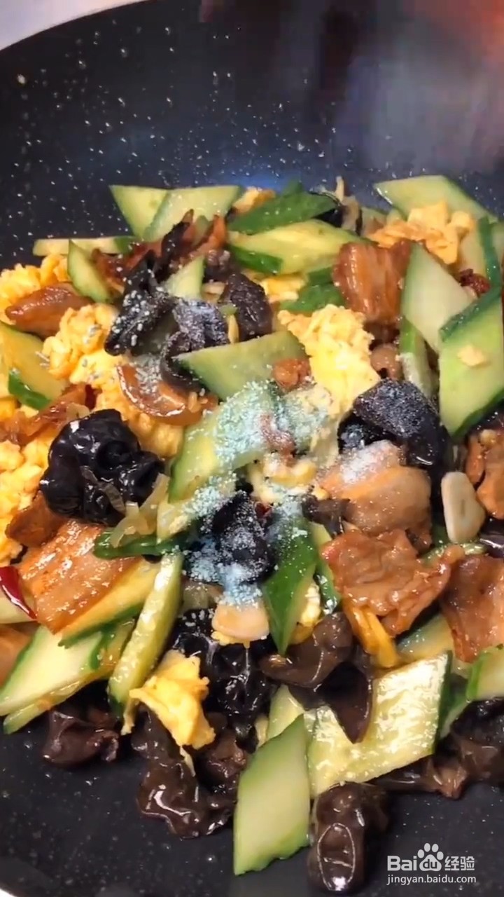 如何制作黄瓜炒鸡蛋