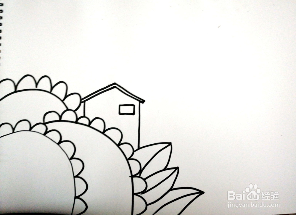 如何画出一幅美丽的田园风景画