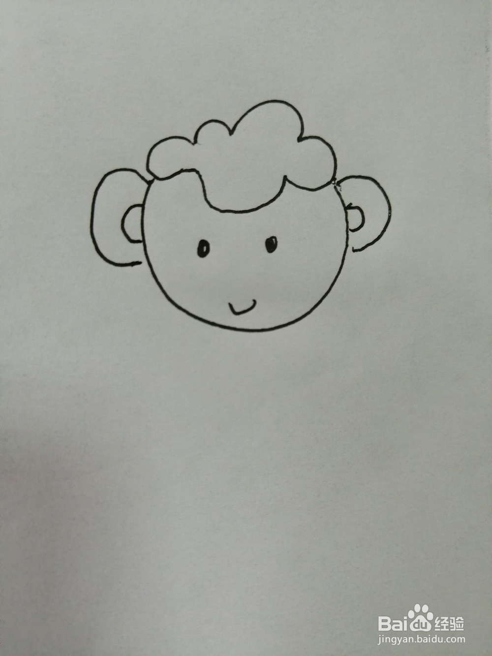 可爱的小绵羊怎么画