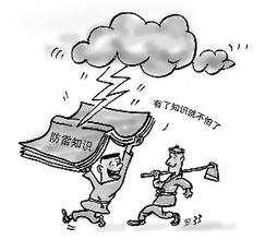 雷雨季节防止雷击！