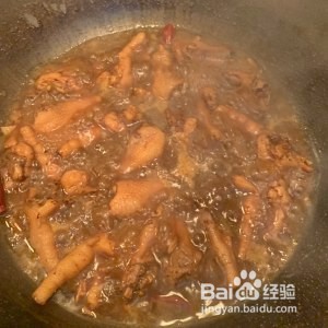 东北下酒菜红烧鸡爪