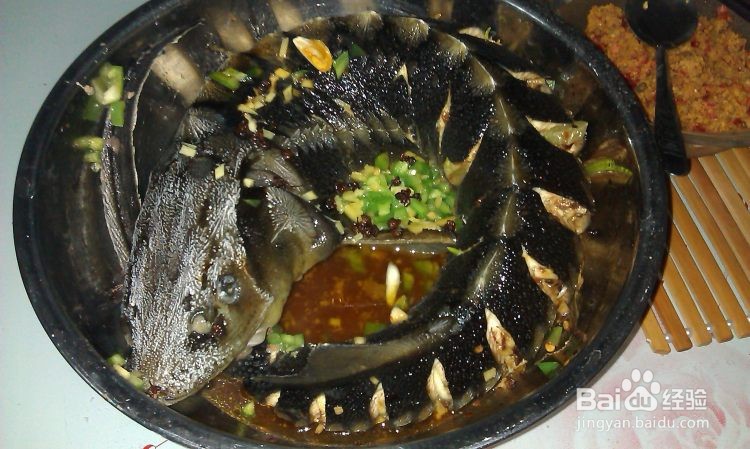 简单美味清蒸鲟鱼