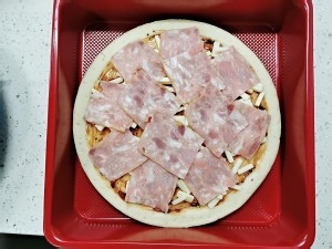 培根鸡肉大虾披萨的做法