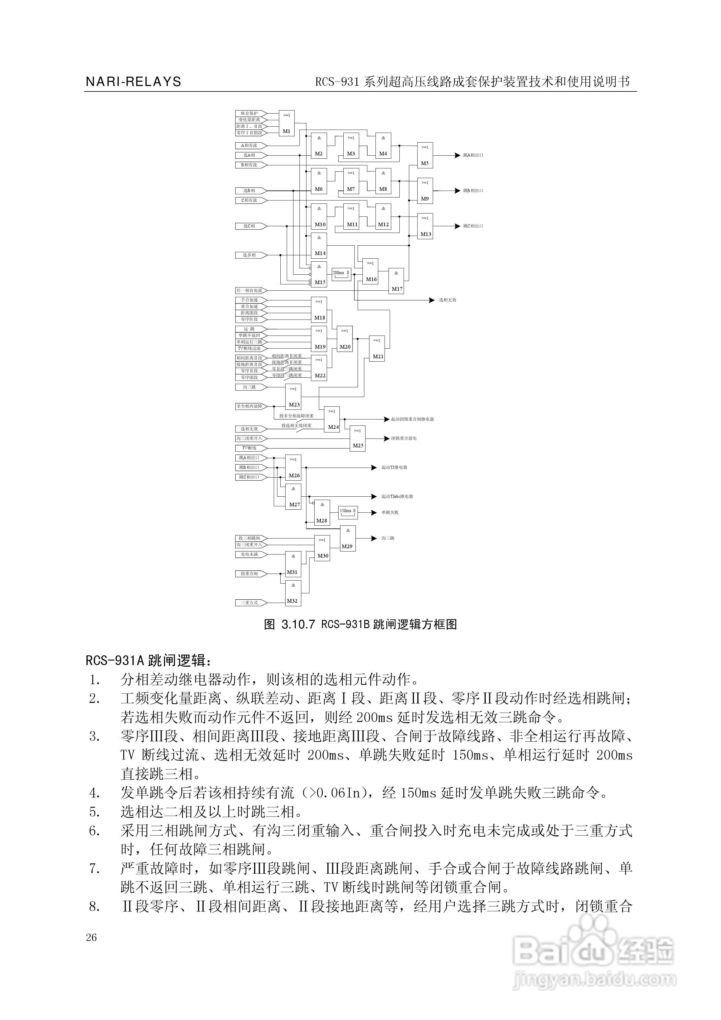 RCS-931超(特)高压输电线路电流差动保护装置说明书:[3]