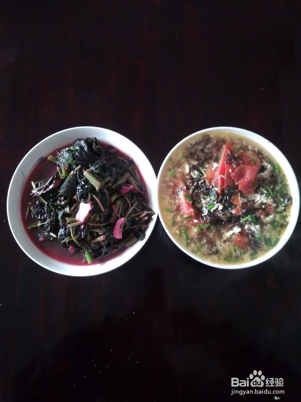 葱香番茄鸡蛋紫菜汤的做法