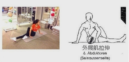 瘦腿锻炼、拉伸和按摩方法