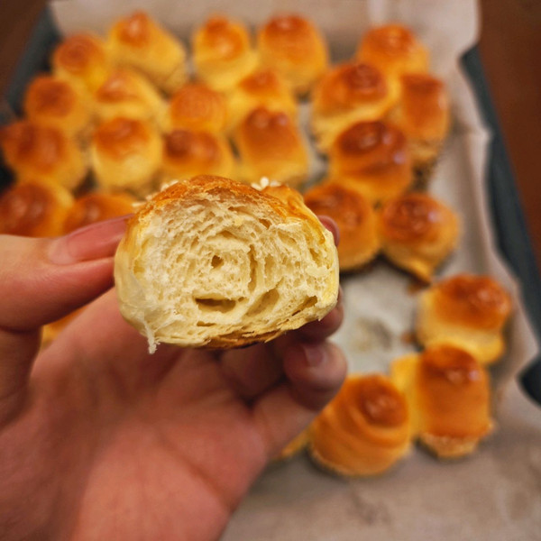 蜂蜜脆底小面包