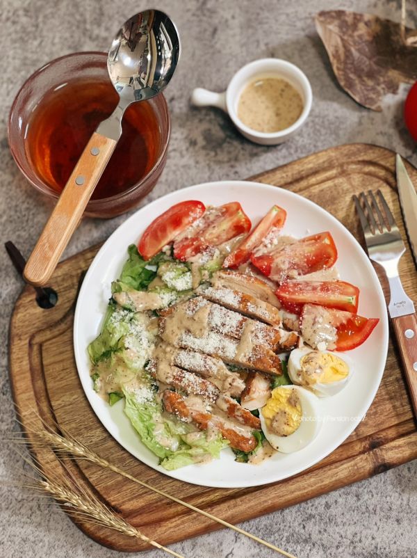 低碳水高蛋白鸡胸肉蔬菜沙拉