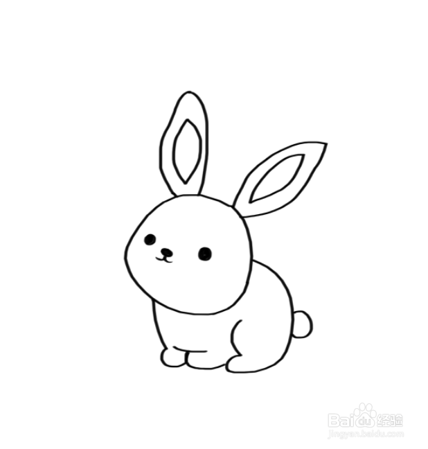 兔子尾巴怎么画简笔画图片