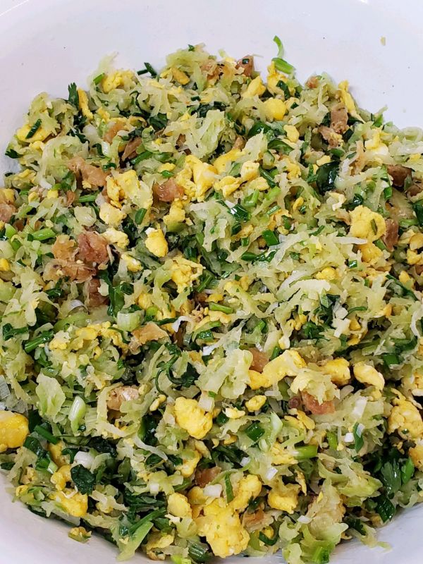 饺子萝卜虾仁鸡蛋排排子