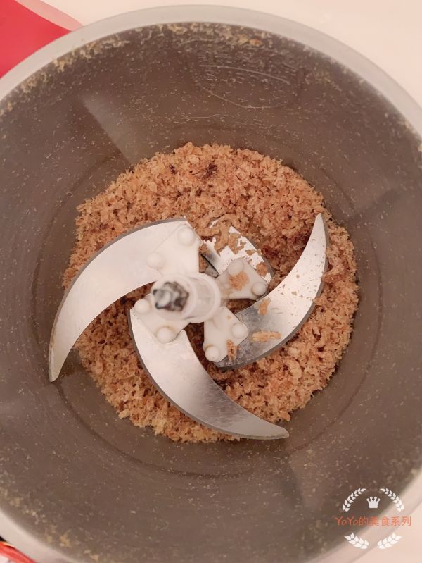 肉松虾米鸡蛋饼