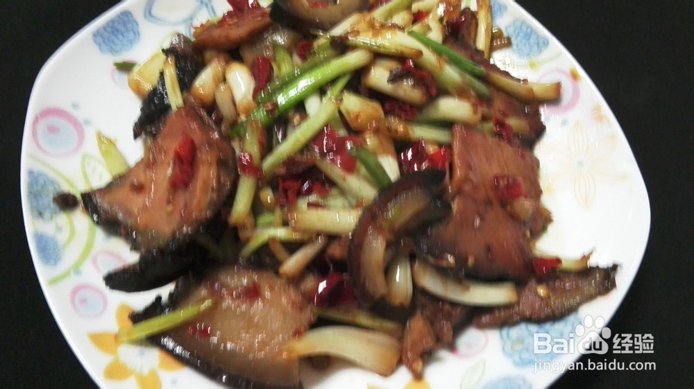 家常菜&荞头干椒炒腊肉