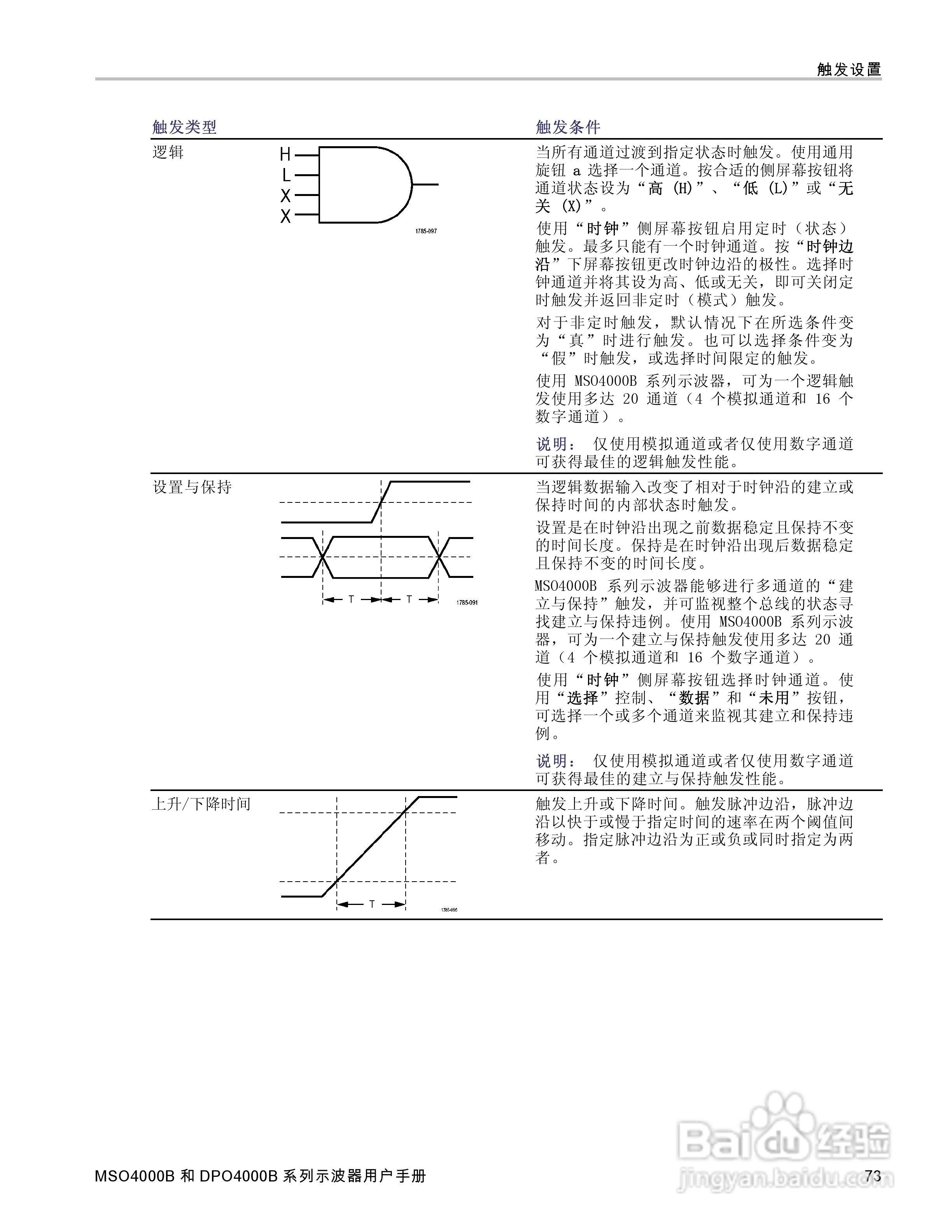 泰克DPO4034B数字荧光示波器用户手册:[10]