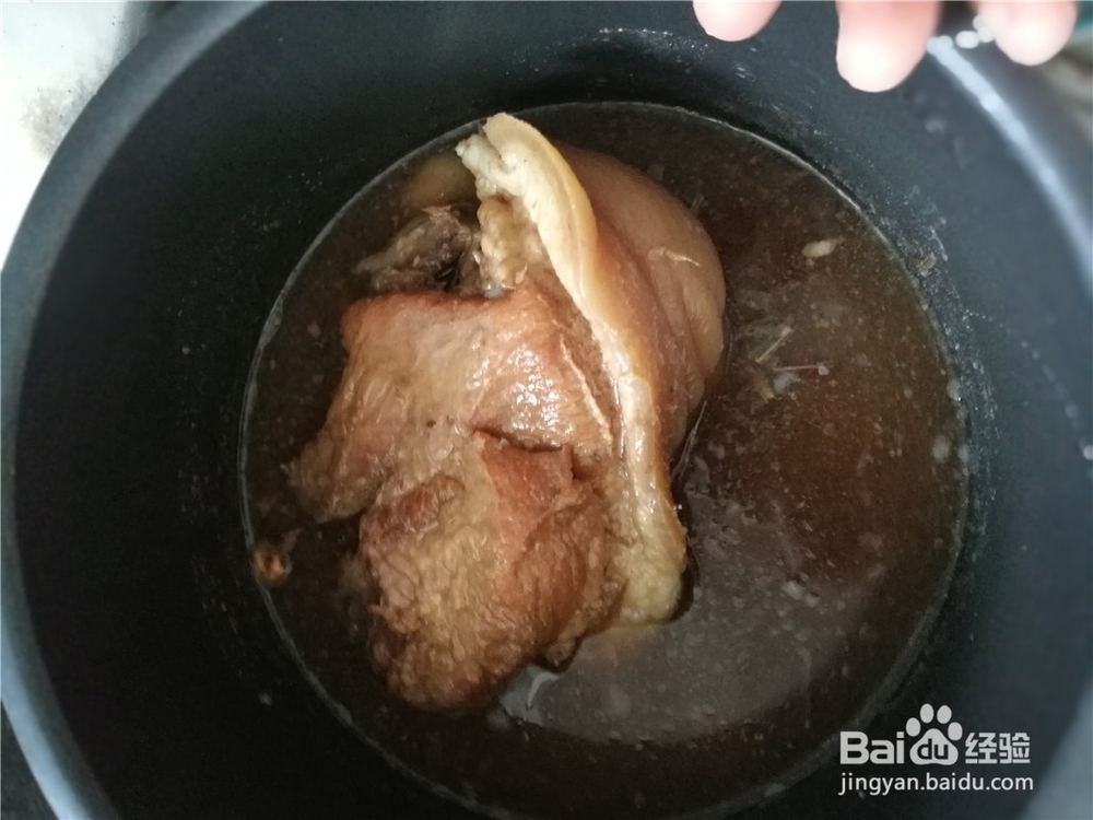 葱香蒸猪蹄膀肉片