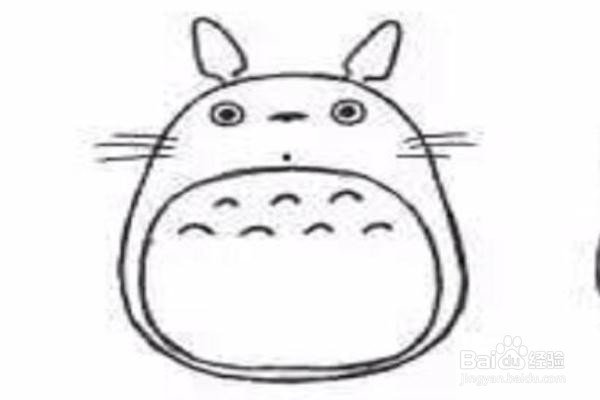 最受喜爱的动漫角色龙猫的画法