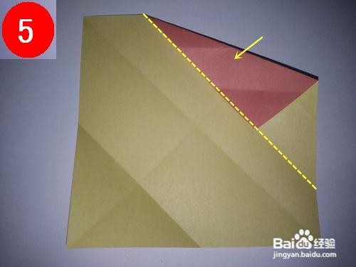 爱心领带的折纸艺术