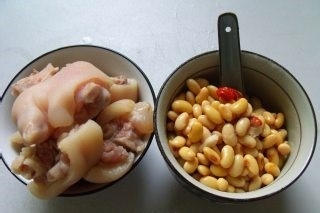 黄豆蹄花冻制作的步骤