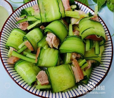 教你简单做家常菜青瓜炒五花肉