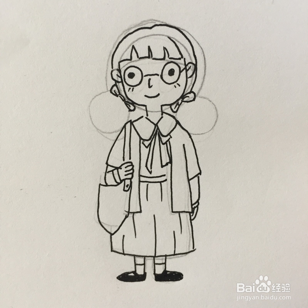 简单几步画出日系少女的方法
