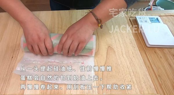 圣诞双色瑞士卷蛋糕