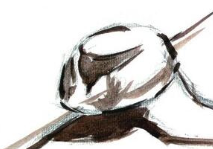 水粉画入门单个静物不锈钢勺子的画法教程