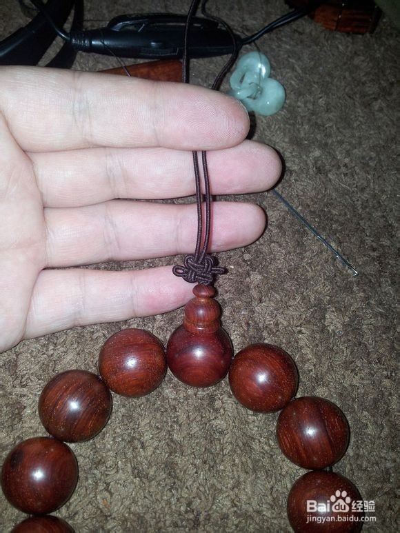 紫檀手链完成的关键—— 平安结系法