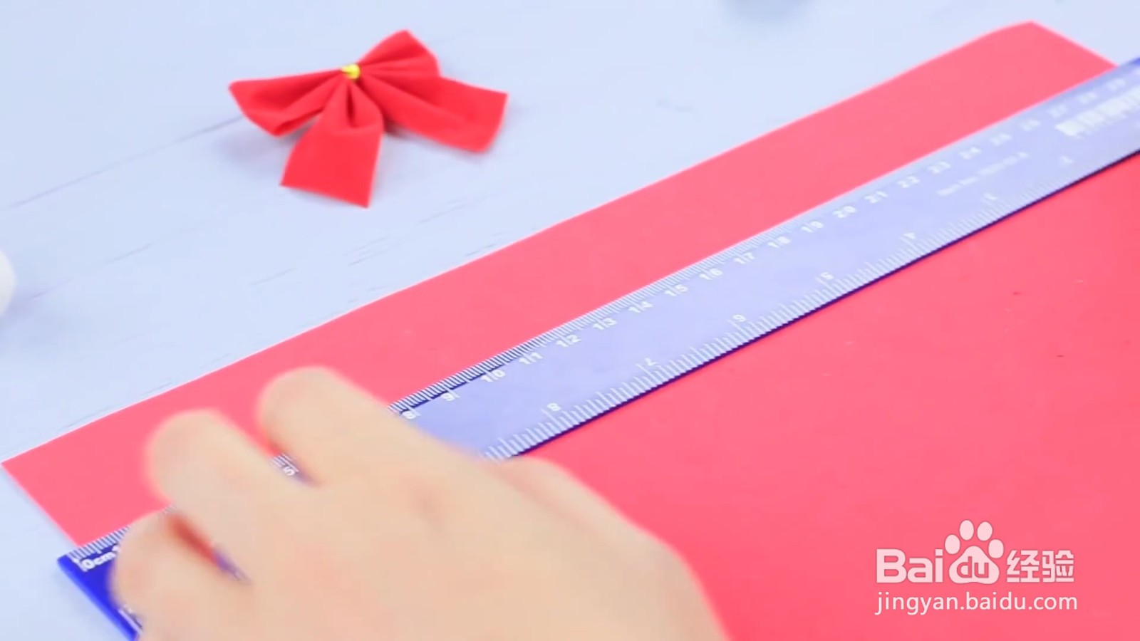 如何制作一把围巾直尺？