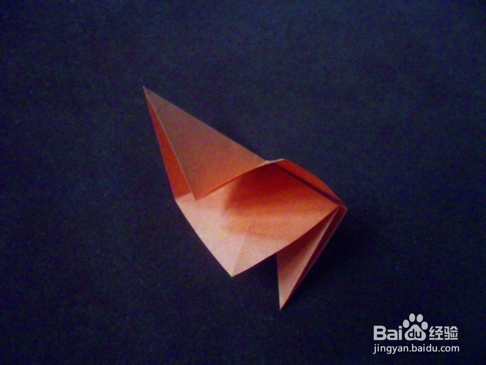 如何折叠双三角形