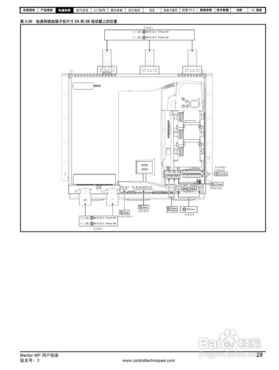 艾默生MP1850A4R直流驱动器中文手册:[3]