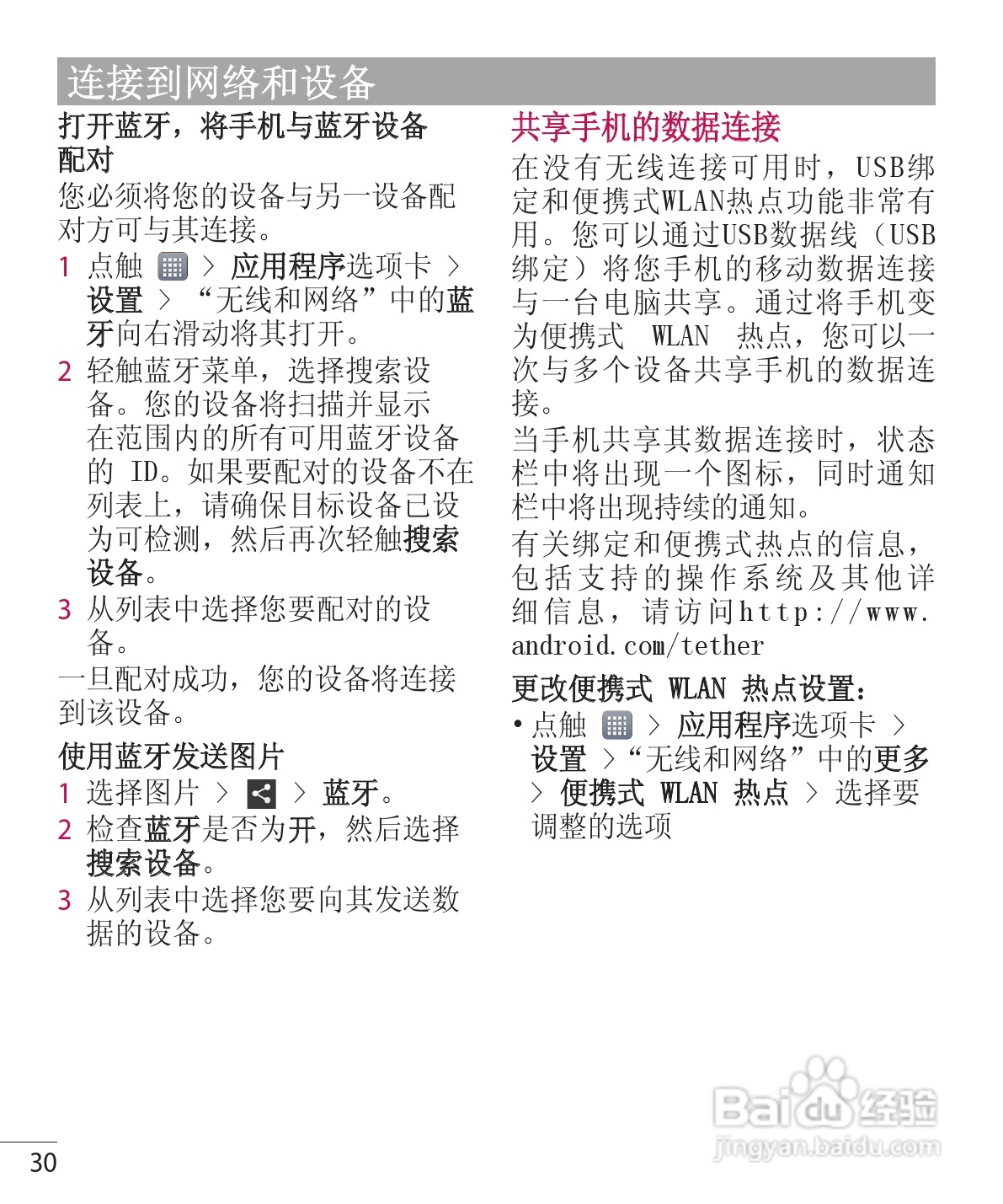 LG P765手机说明书:[4]