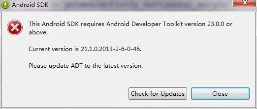 <b>如何升级eclipse中的adt插件</b>