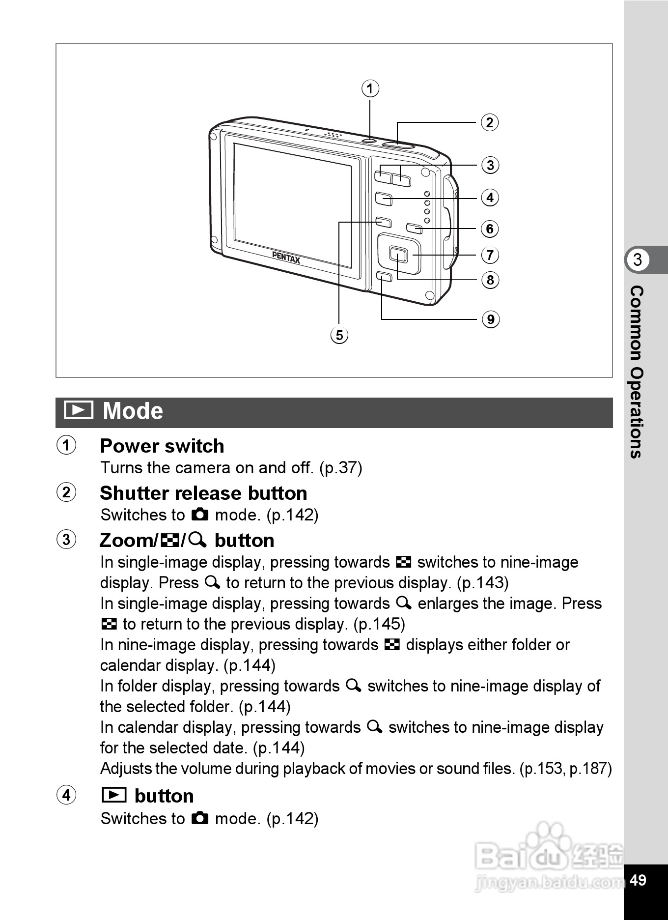 宾得Optio W60数码相机使用说明书:[6]