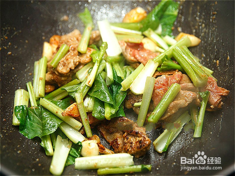 怎样做出家常菜系列之沙茶炒牛肉